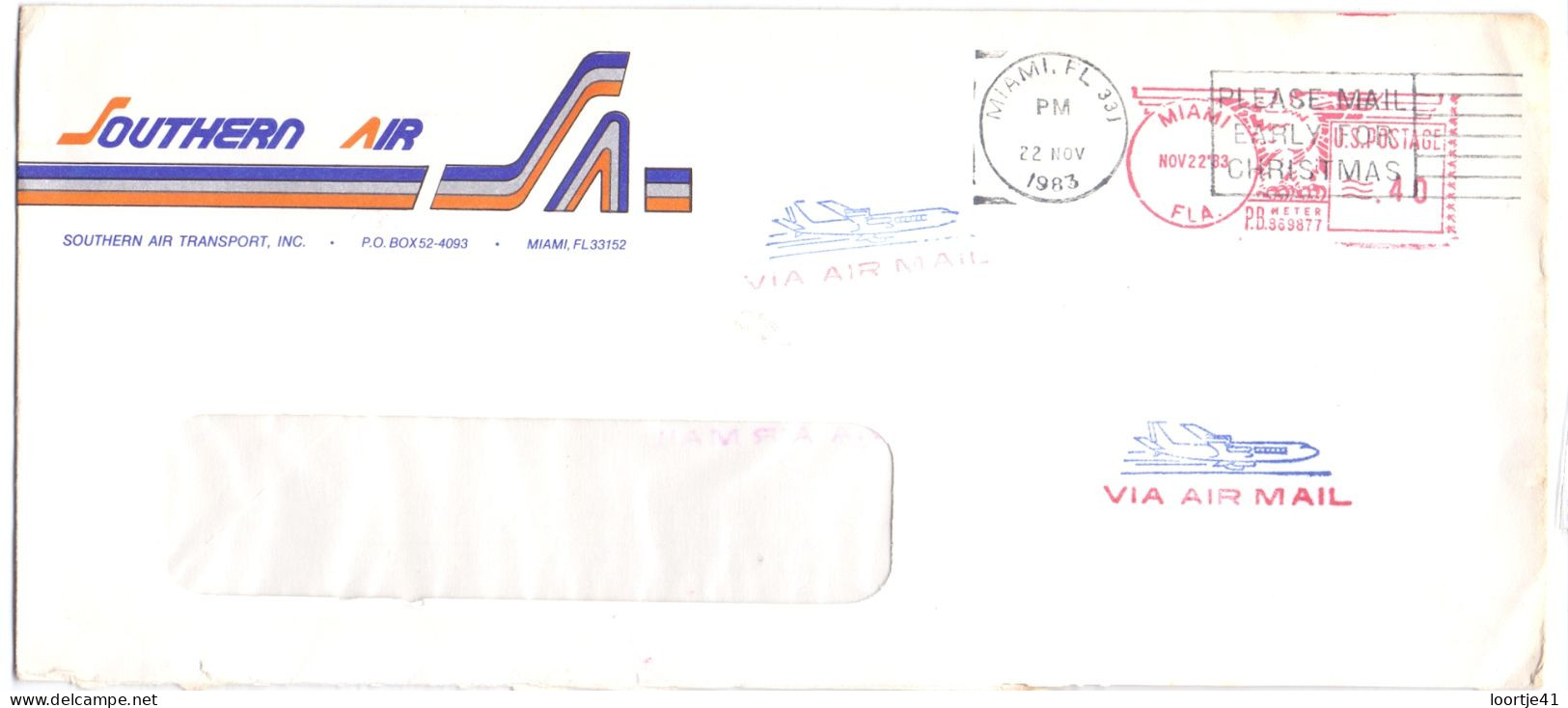 Omslag Enveloppe - Southern Air Transport - Miami USA - 1983 - 1981-00