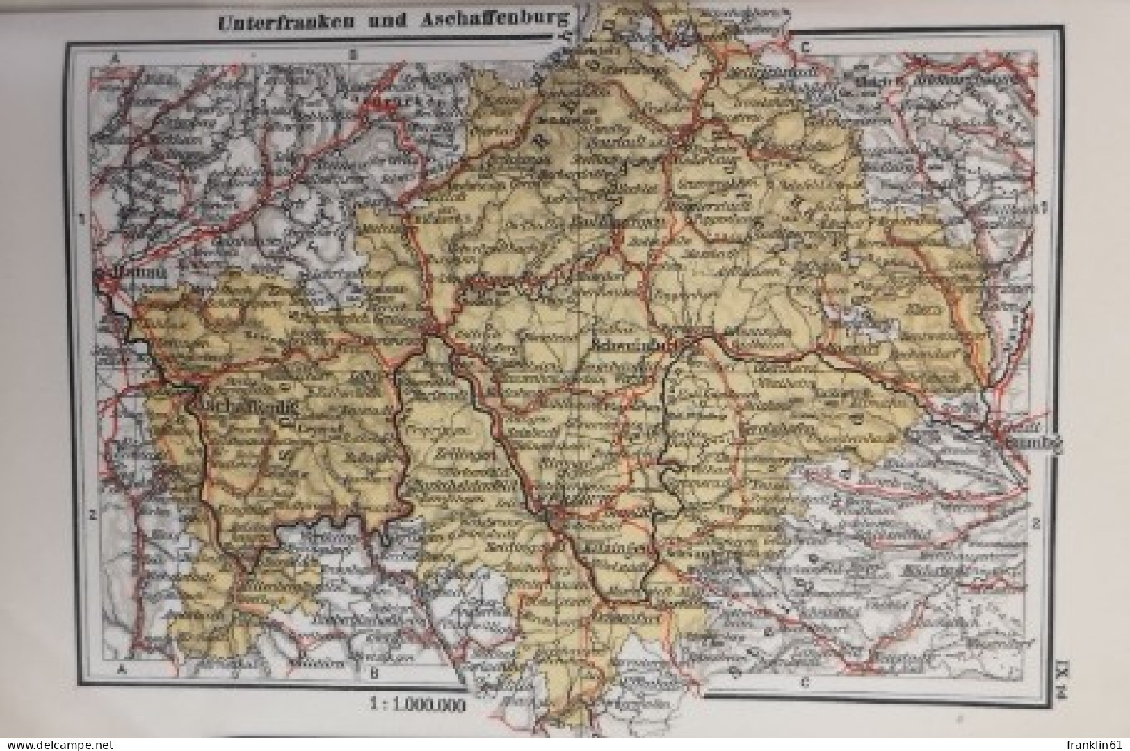 No. 9. Bayern. 16 farbige Spezialkarten mit Text und Namensverzeichnis des bayerischen Gebietes.