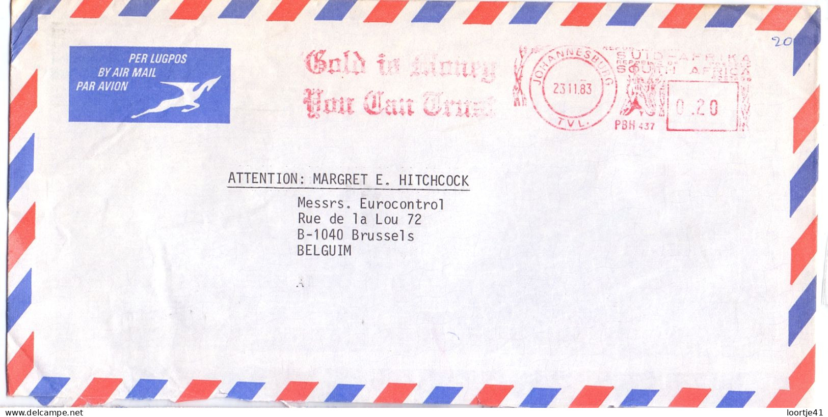 Omslag Enveloppe - Johannesburg - South Africa - 1983 - Other & Unclassified