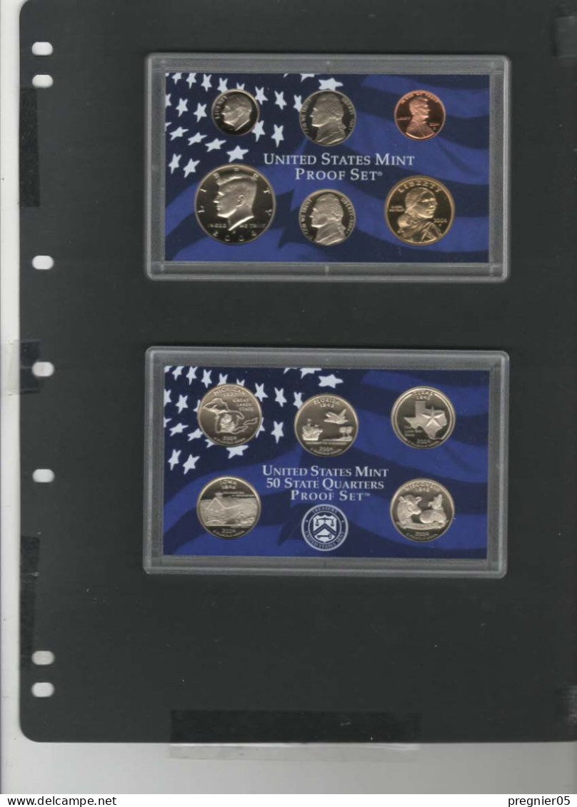 USA - 2 Coffrets Pièces Proof Set Série 2004 - Proof Sets