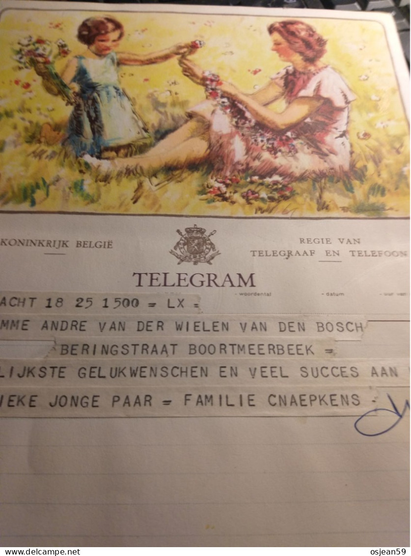 Télégramme Du Royaume De Belgique. Bon état. - Telegramme