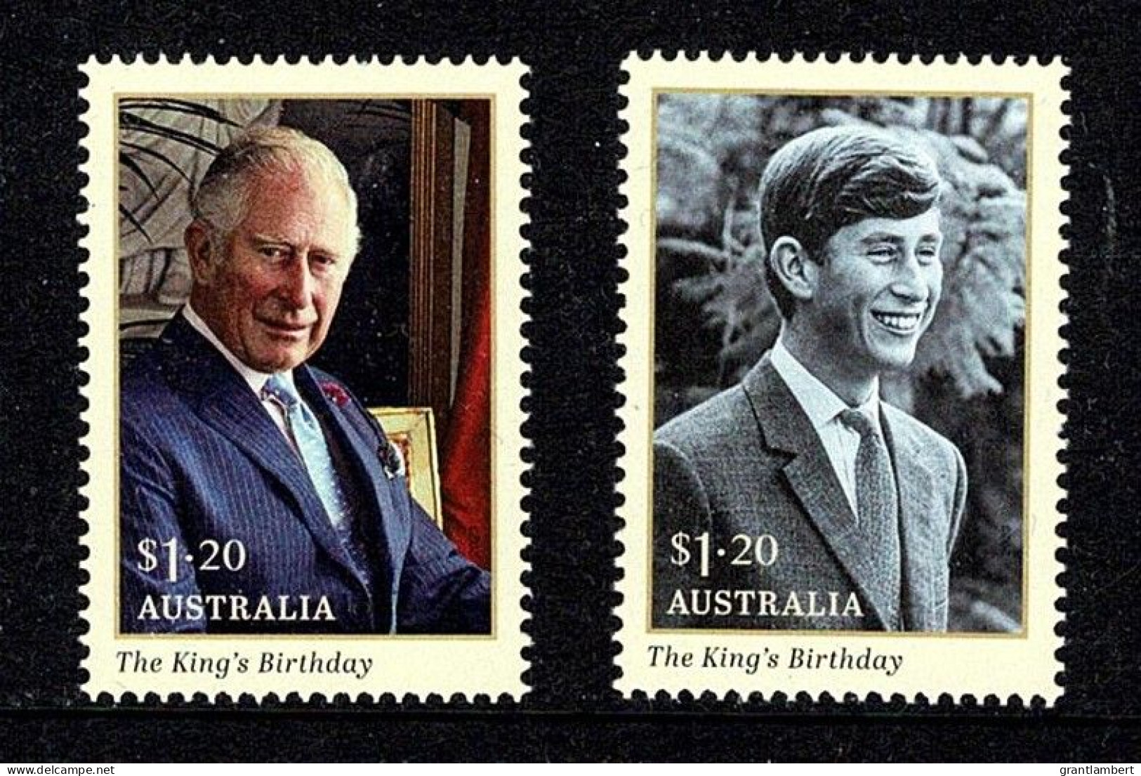 Australia 2023 The King's Birthday  Set Of 2 MNH - Unused Stamps