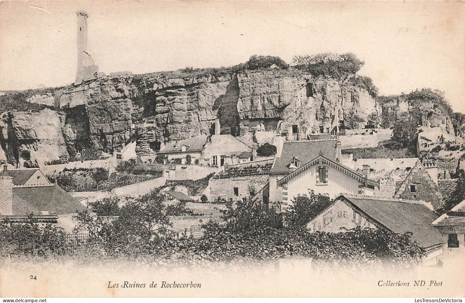 FRANCE - Les Ruines De Rochecorbon - Carte Postale Ancienne - Rochecorbon
