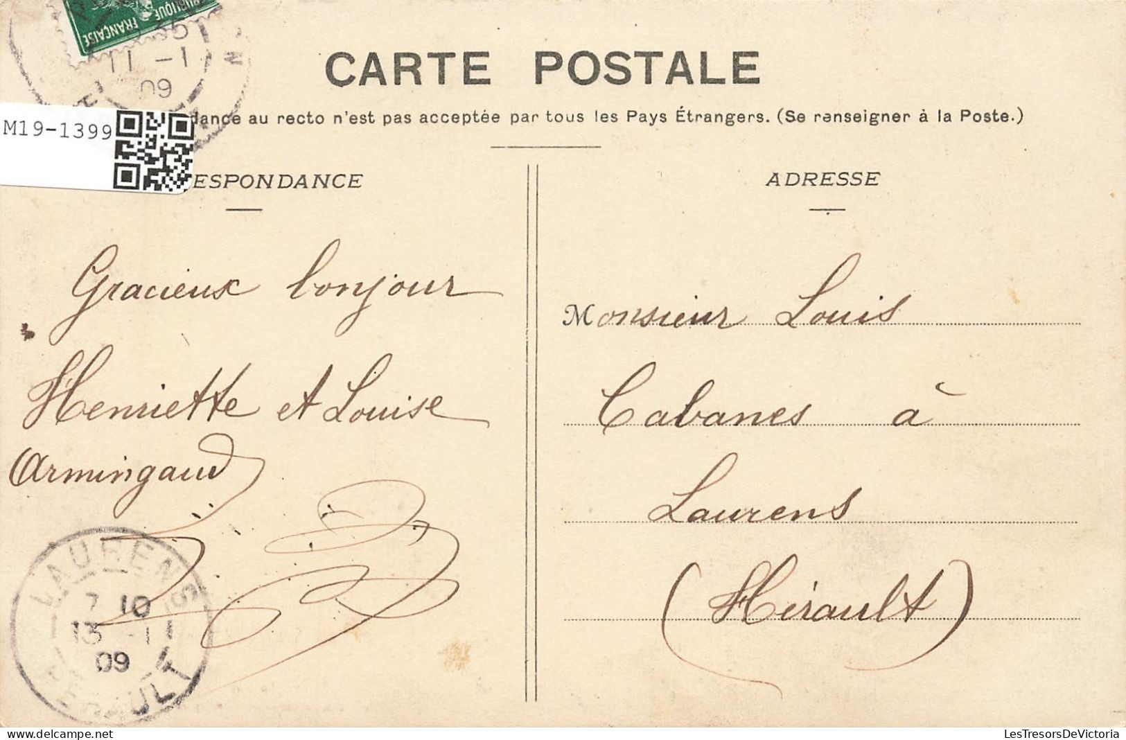 FÊTES - VŒUX - Souhaits De Bonheur - Femmes - Colorisé - Carte Postale Ancienne - Other & Unclassified