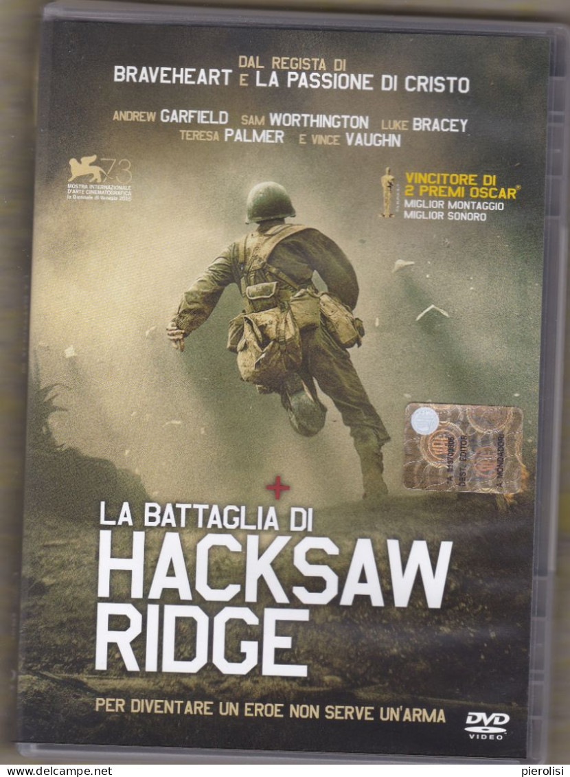 18 - LA BATTAGLIA DI HACKSAW RIDGE Di Mel Gibson Con Andrew Garfield, Sam Worthington, Teresa Palmer, Luke Bracey - Histoire