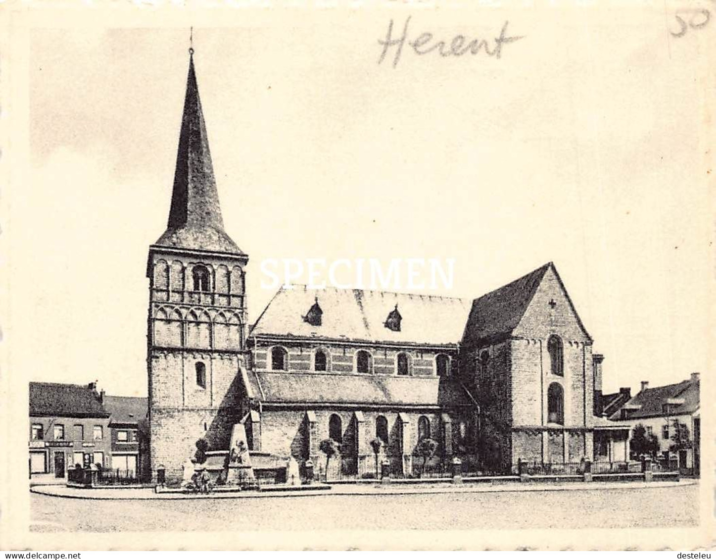 Prentje Ken Uw Land - Herent  - De Kerk - Herent