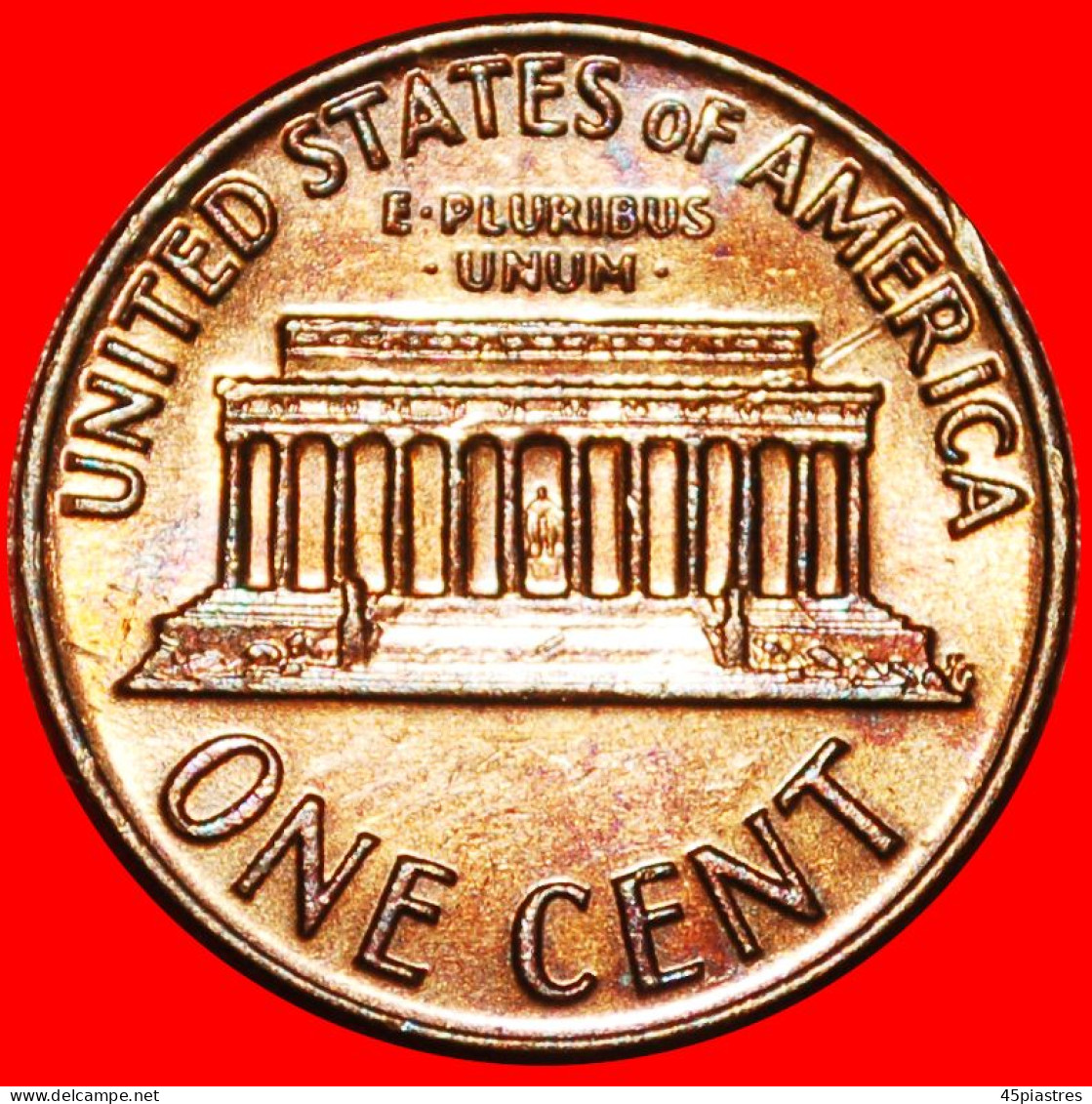 * MEMORIAL (1959-1982): USA  1 CENT 1972S! LINCOLN (1809-1865) MINT LUSTRE!· LOW START · NO RESERVE! - 1959-…: Lincoln, Memorial Reverse