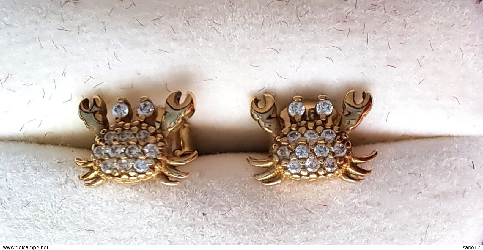 "Krebs " Ohrenstecker Aus 9Karat Gold - Earrings