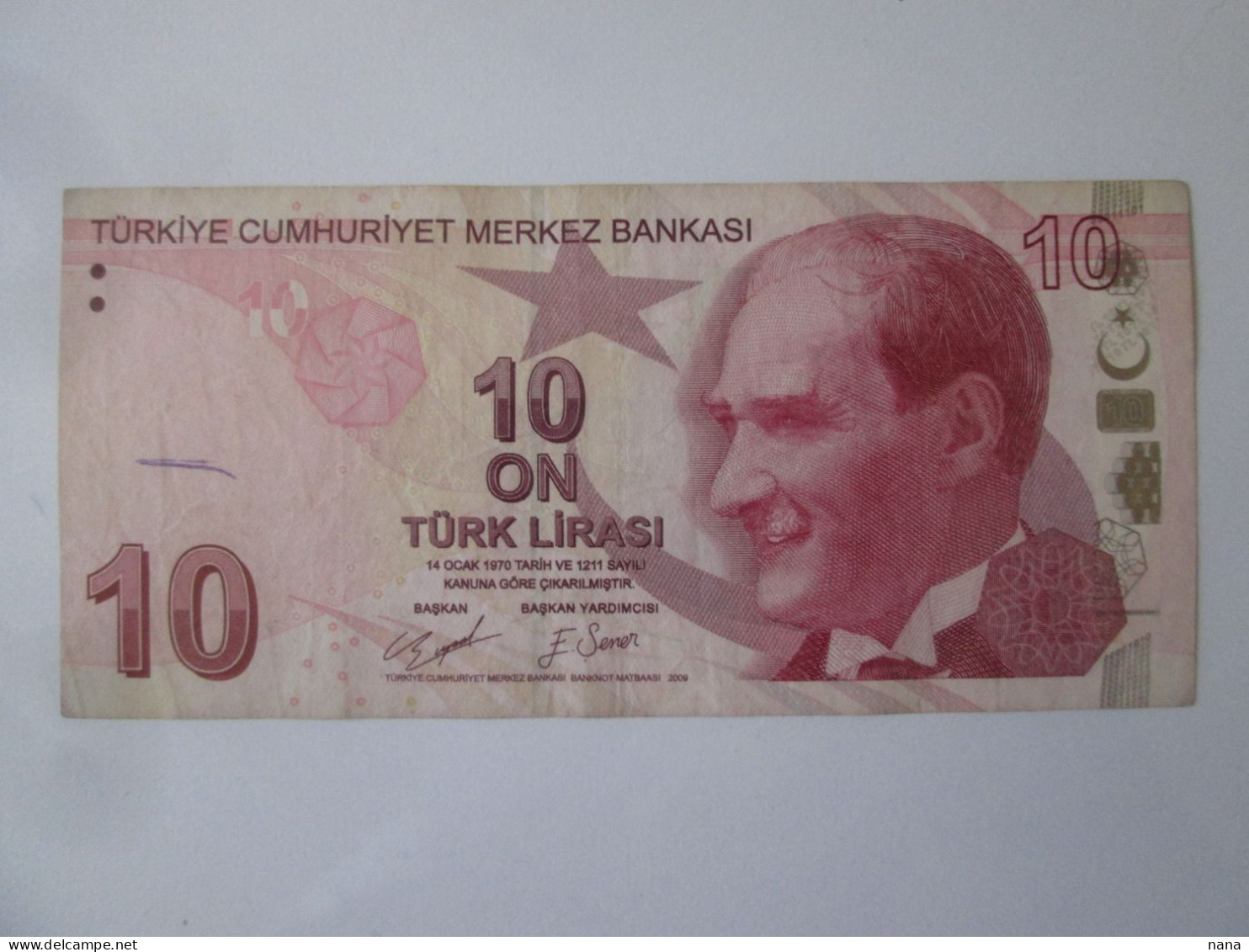 Turkey 10 Lirasi 2009 Banknote See Pictures - Turquie