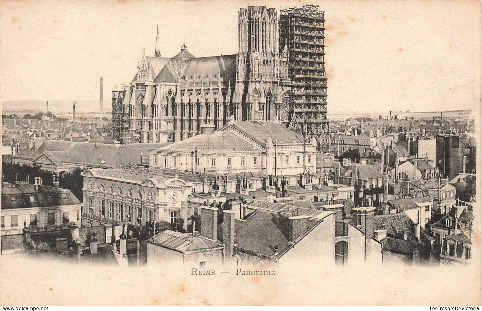 FRANCE - Reims - Panorama - Carte Postale Ancienne - Reims