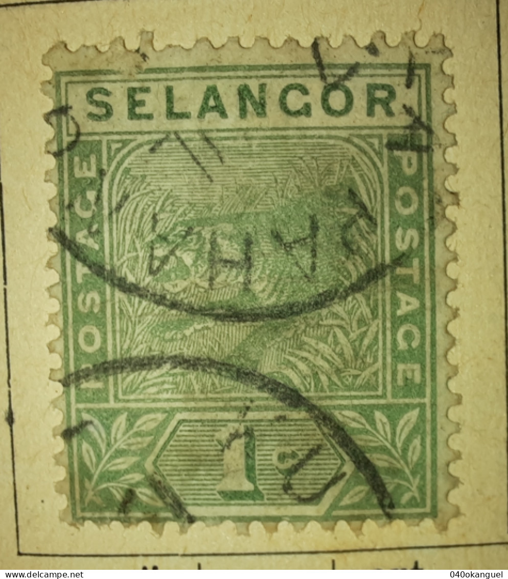 Selangor  -   1 Marke  Von 1892  Gem. Scan. - Selangor