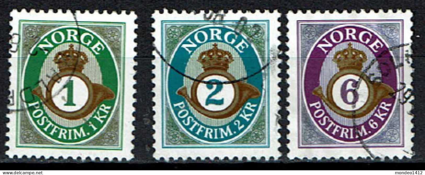 Norway 2001 - Yv.1329/1331 Mi.1380/1382 - Used - Série Courante, Cor De Poste, Posthorn Definitive - Used Stamps