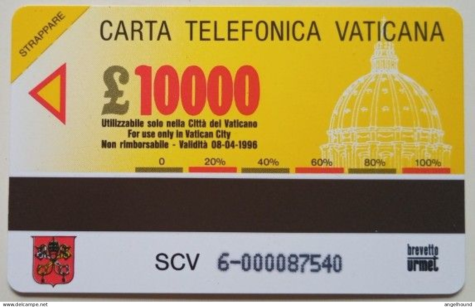 Vatican Lire 10000  MINT SCV- 6 , Michelangelo Capella Sistina - Vatikan