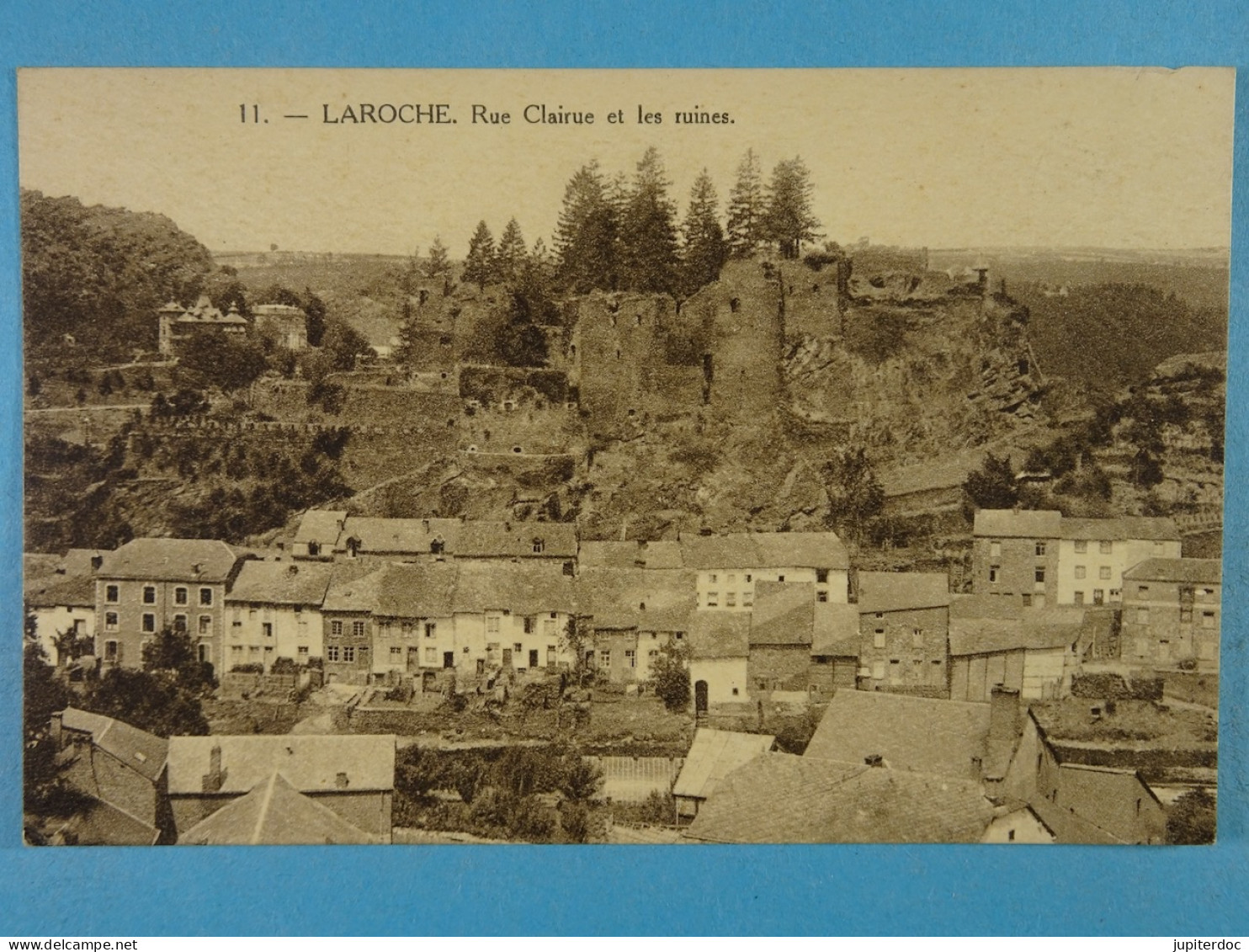 Laroche Rue Clairue Et Les Ruines - La-Roche-en-Ardenne