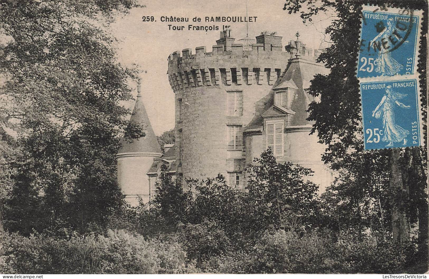 FRANCE - Château De Rambouillet - Tour François 1er - Carte Postale Ancienne - Rambouillet (Schloß)
