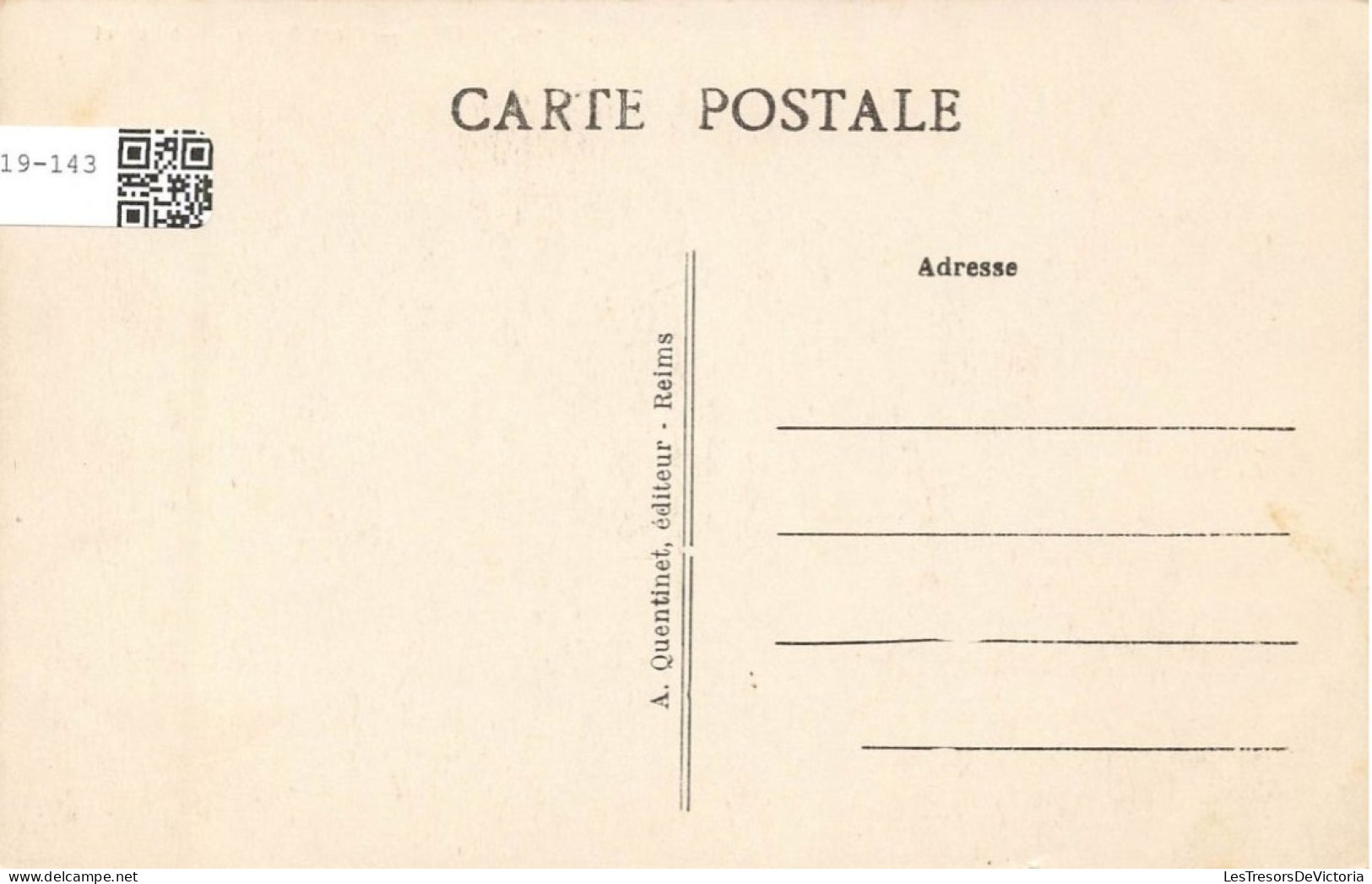 FRANCE - Reims - Place Royale - Rue Carnot - Carte Postale Ancienne - Reims