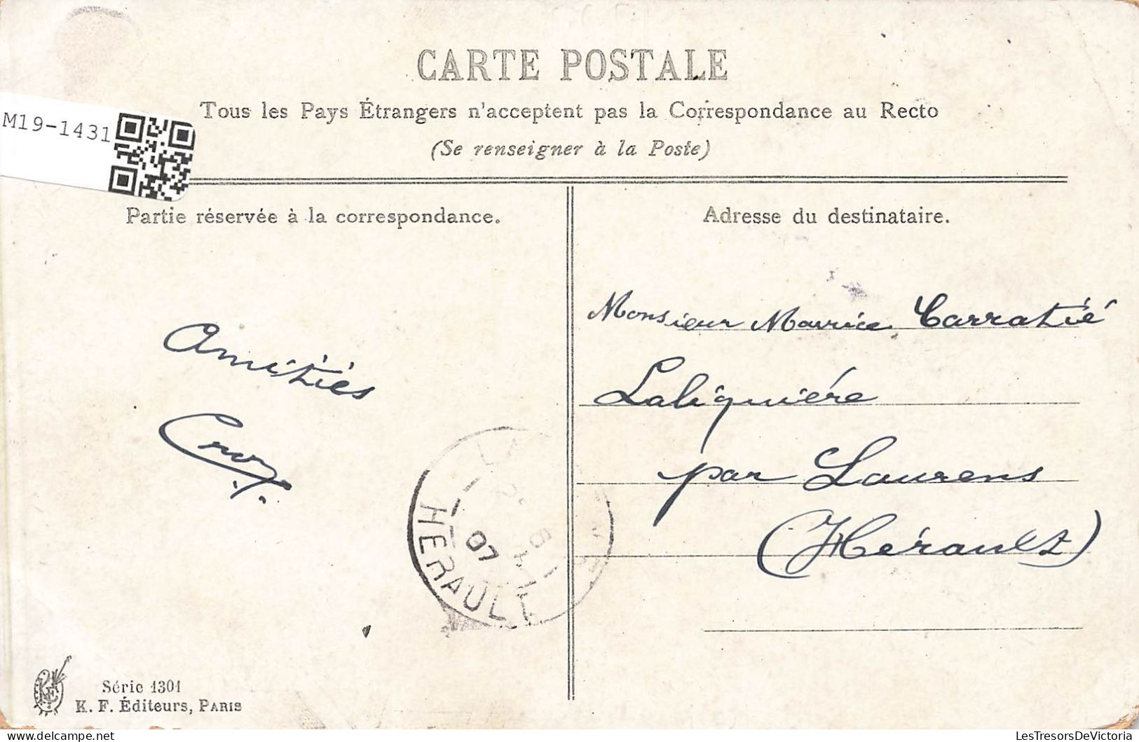 ILLUSTRATEURS - Non Signés - La Corvée  Des Hommes Nettoyant La Cour - Colorisé - Carte Postale Ancienne - Unclassified