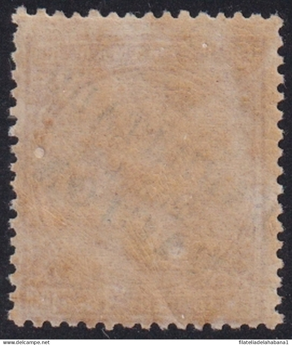 1869-144 CUBA SPAIN 1869 10c HABILITADO POR LA NACION ORIGINAL. - Prephilately