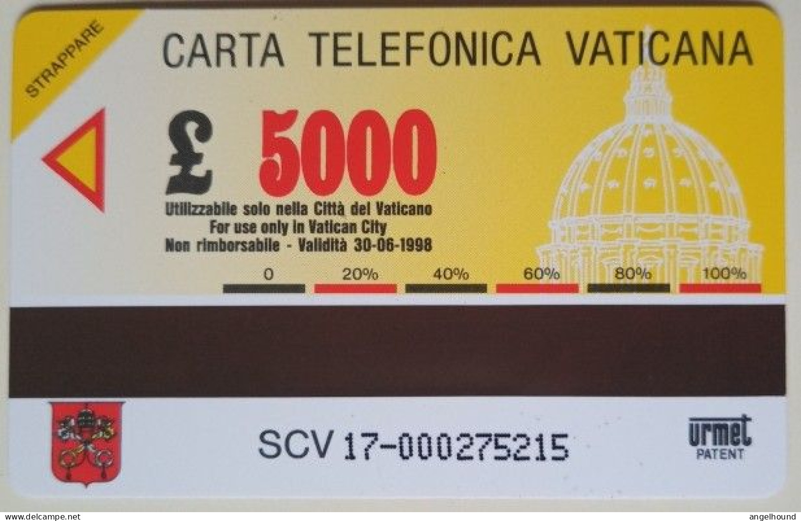 Vatican Lire 5000 MINT SCV - 17  Capolavori Sassetta - Vatican