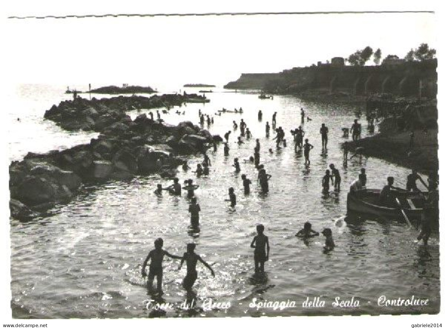 TORRE DEL GRECO - SPIAGGIA DELLA SCALA  Controluce - Torre Del Greco