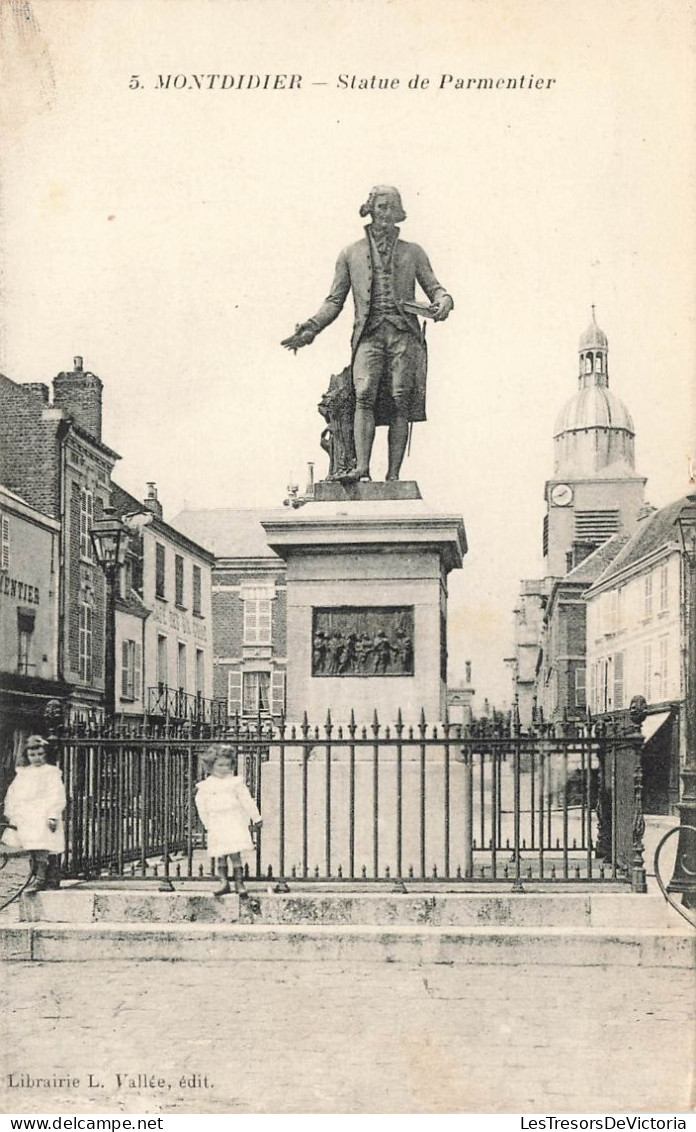 FRANCE - Montdidier - Statue De Parmentier - Carte Postale Ancienne - Montdidier