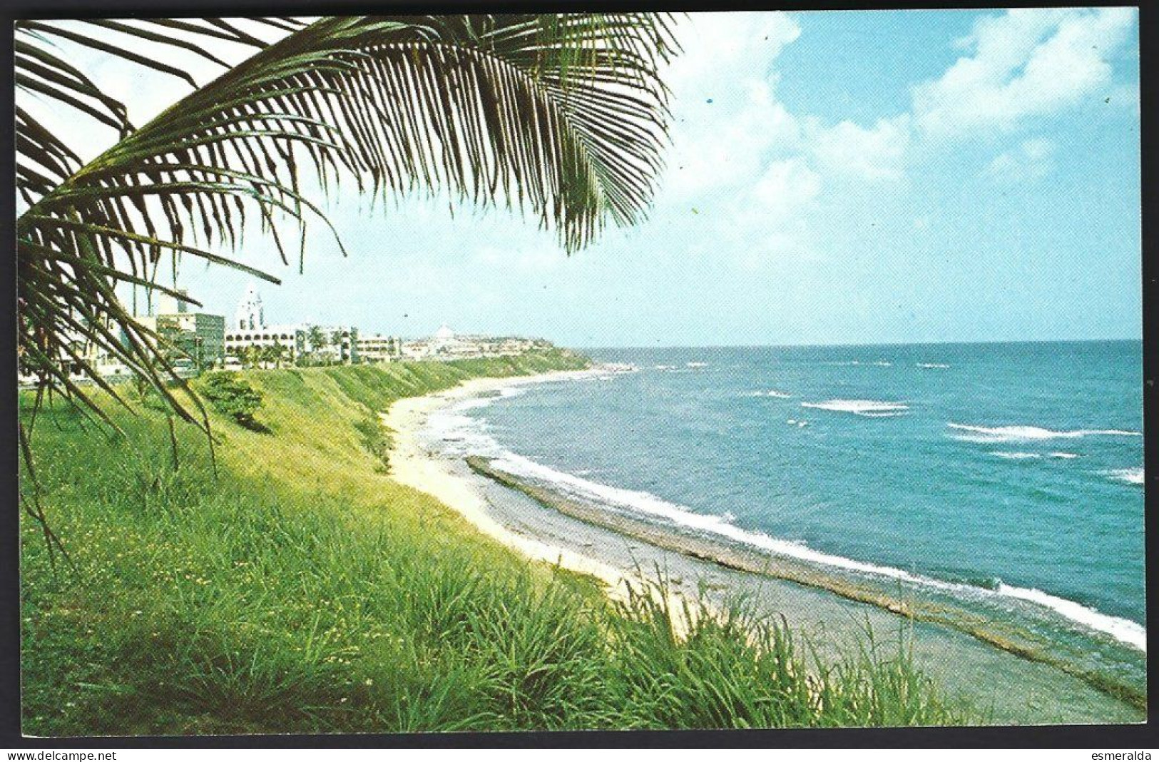 (PAN) CP Photo:Herbert E.Miller- Beach On Way To Old San Juan Puerto Rico.unused - Puerto Rico