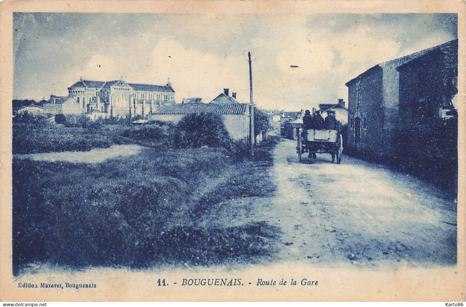 Bouguenais * La Route De La Gare * Attelage - Bouguenais