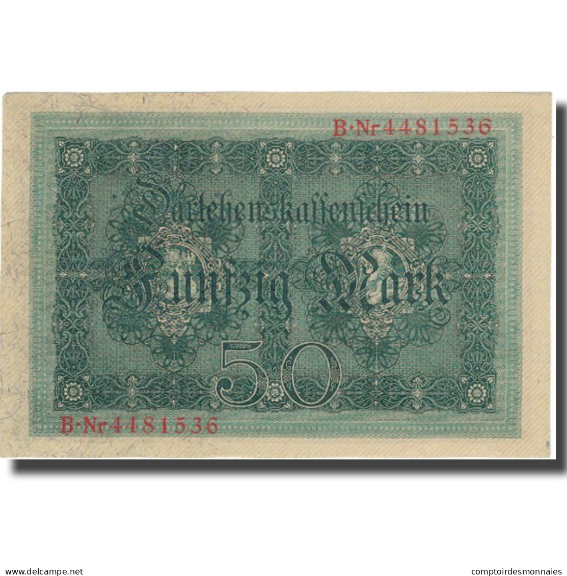 Billet, Allemagne, 50 Mark, 1914, 1914-08-05, KM:49b, SPL+ - 50 Mark