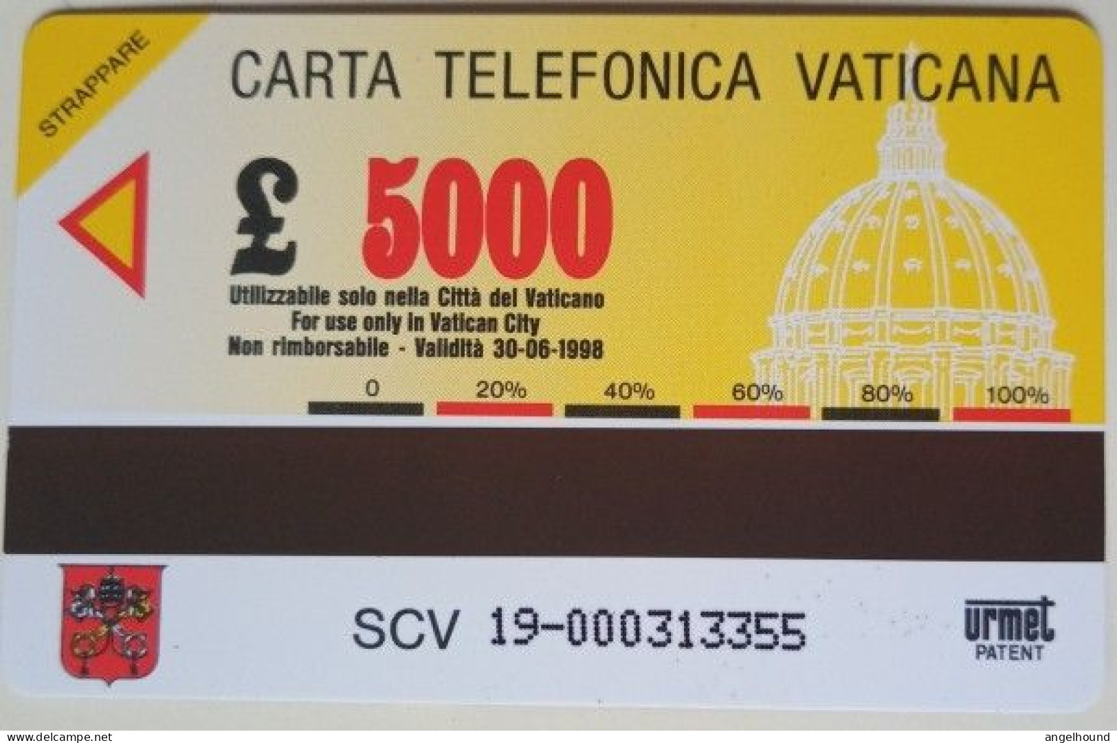 Vatican Lire 5000 MINT SCV - 19 Capolivori  Michelangelo - Vaticano (Ciudad Del)