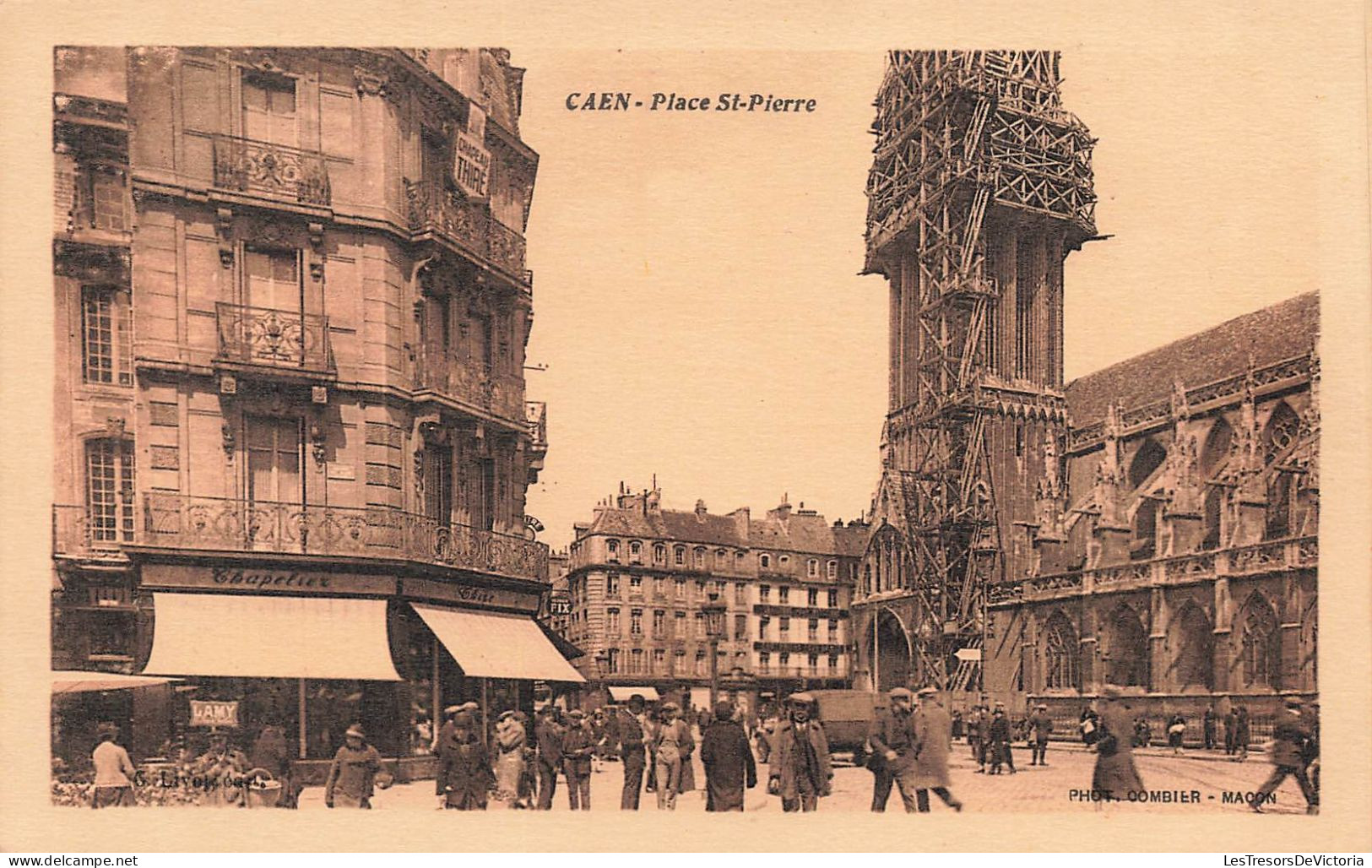 FRANCE - Caen - Place Saint Pierre - Animé - Carte Postale Ancienne - Caen