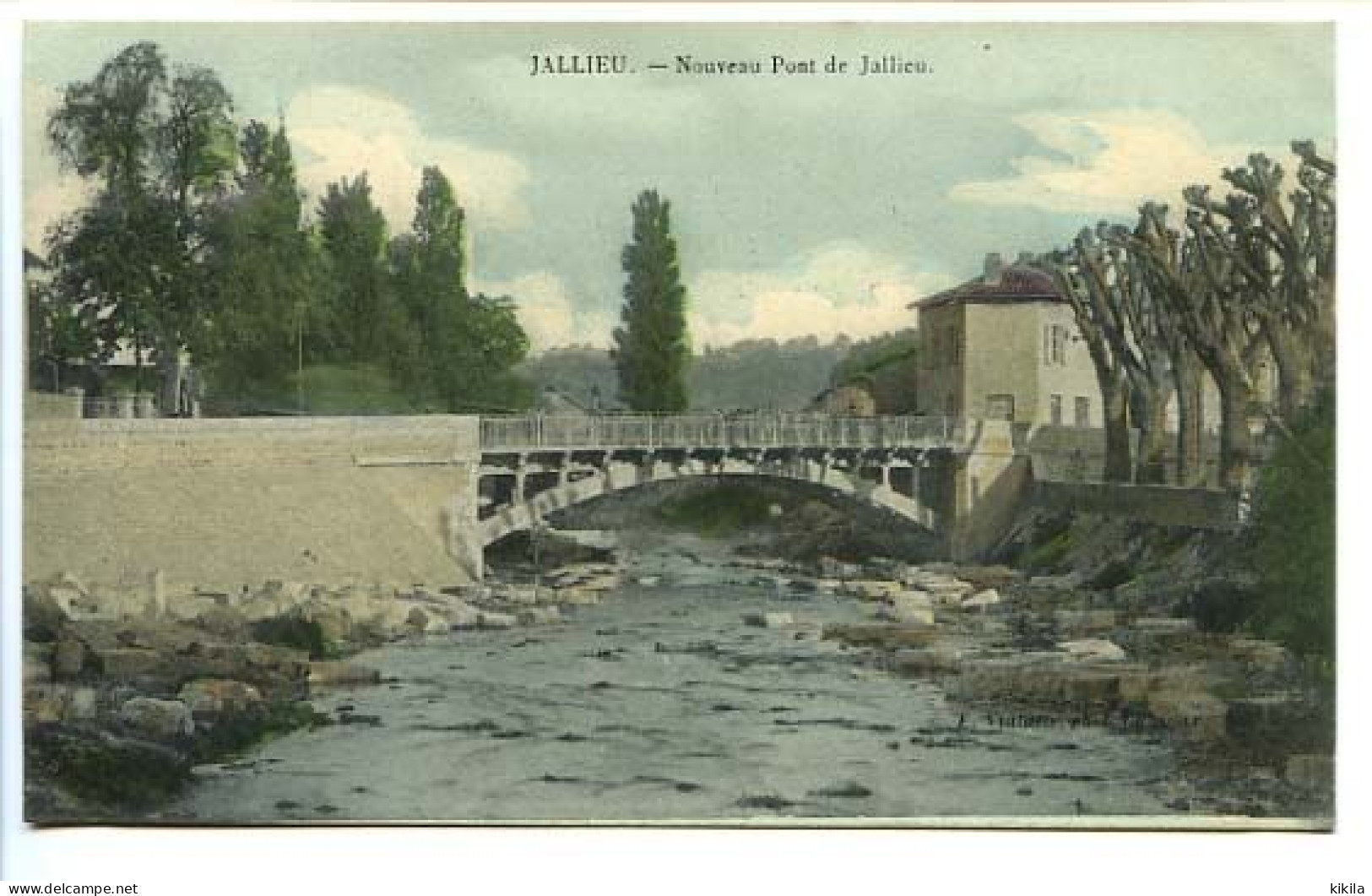 CPA  9 X 14 Isère JALLIEU Nouveau Pont De Jallieu - Jallieu