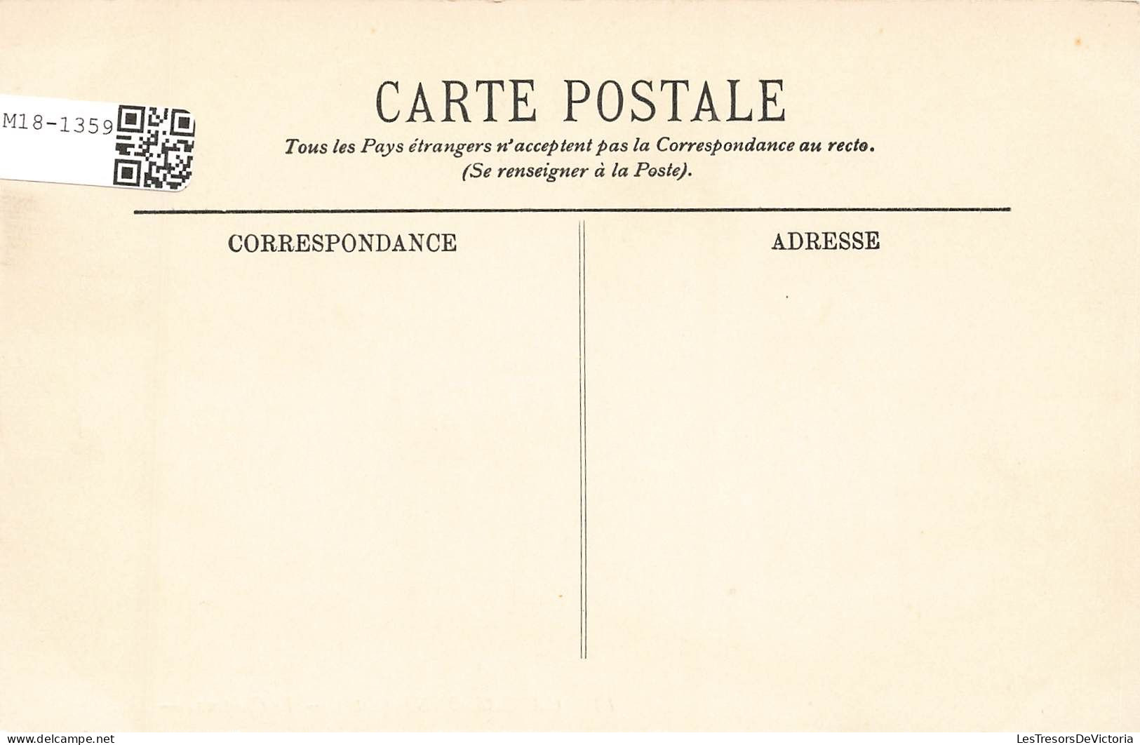 FRANCE - Carcassonne  - Le Château - Colorisé - Carte Postale Ancienne - Carcassonne
