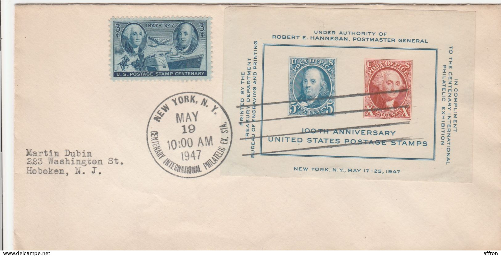 United States 1947 FDC - 1941-1950