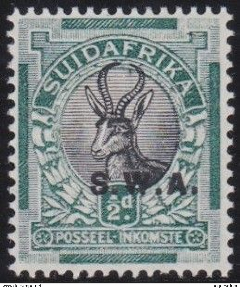 South-West Africa    .    SG    .    68     .    *    .    Mint-hinged - Zuidwest-Afrika (1923-1990)
