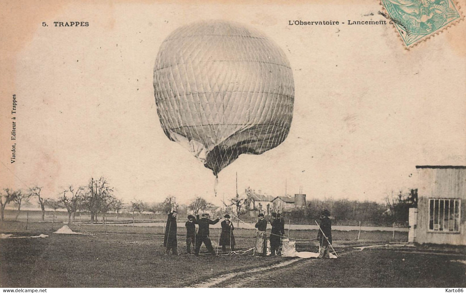 Trappes * 1905 * L'observatoire , Lancement Du Ballon * Aviation - Trappes