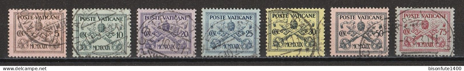 Vatican 1929 Et 1931 : Timbres Yvert & Tellier N° 26 - 27 - 28 - 29 - 30 - 31 - 32 - 34 - 35 Et 39 Obltérés. - Oblitérés