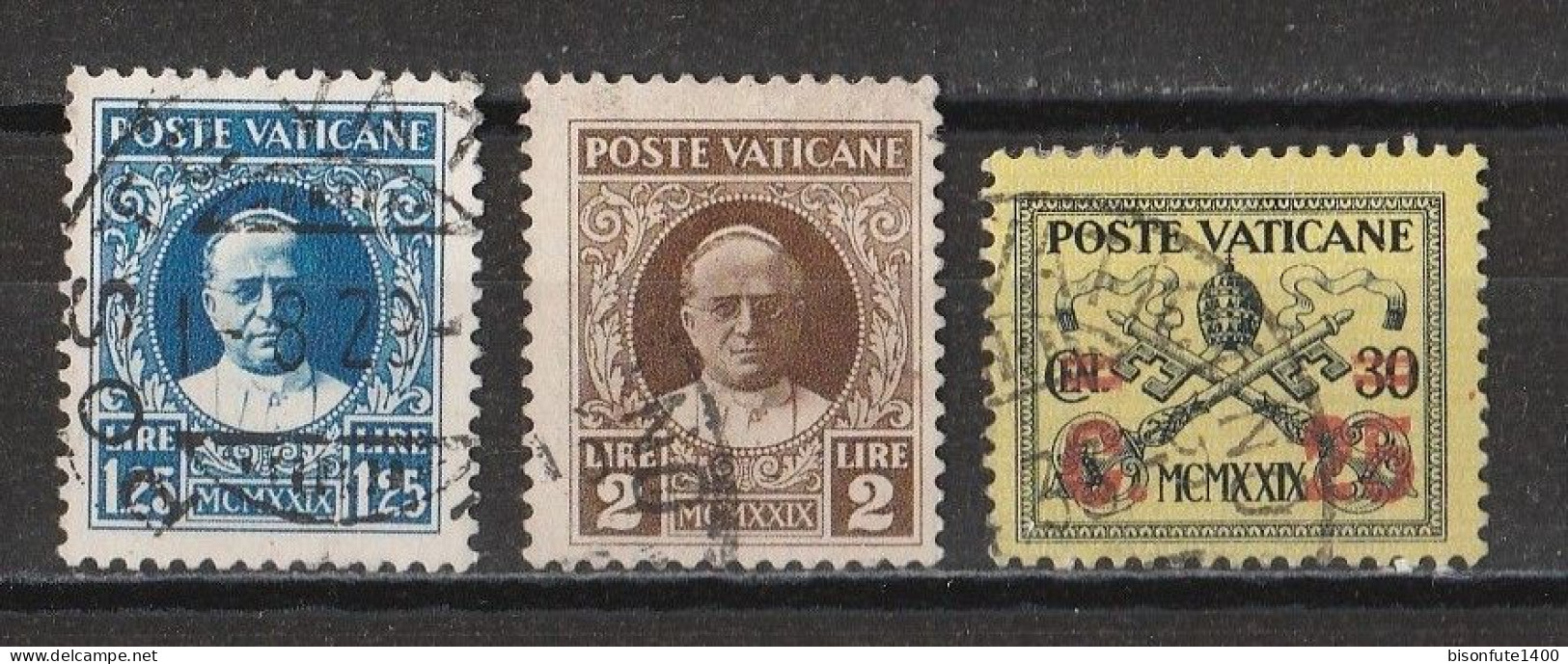 Vatican 1929 Et 1931 : Timbres Yvert & Tellier N° 26 - 27 - 28 - 29 - 30 - 31 - 32 - 34 - 35 Et 39 Obltérés. - Gebraucht