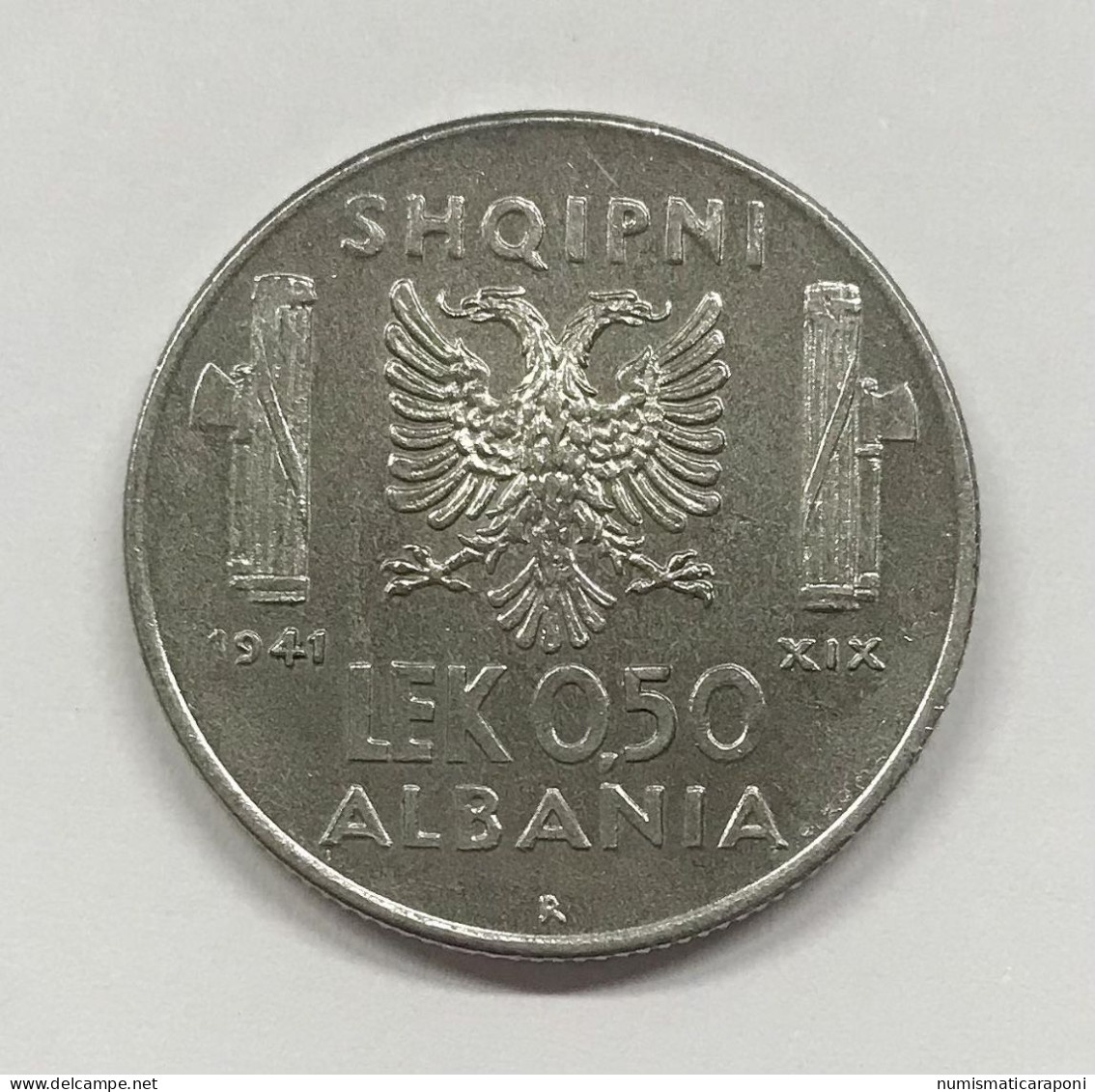 Italy ITALIA Colonia D'Albania 0,50 Lek 1941 XIX Gig.11 Spl+/q.fdc E.1310 - Albanie