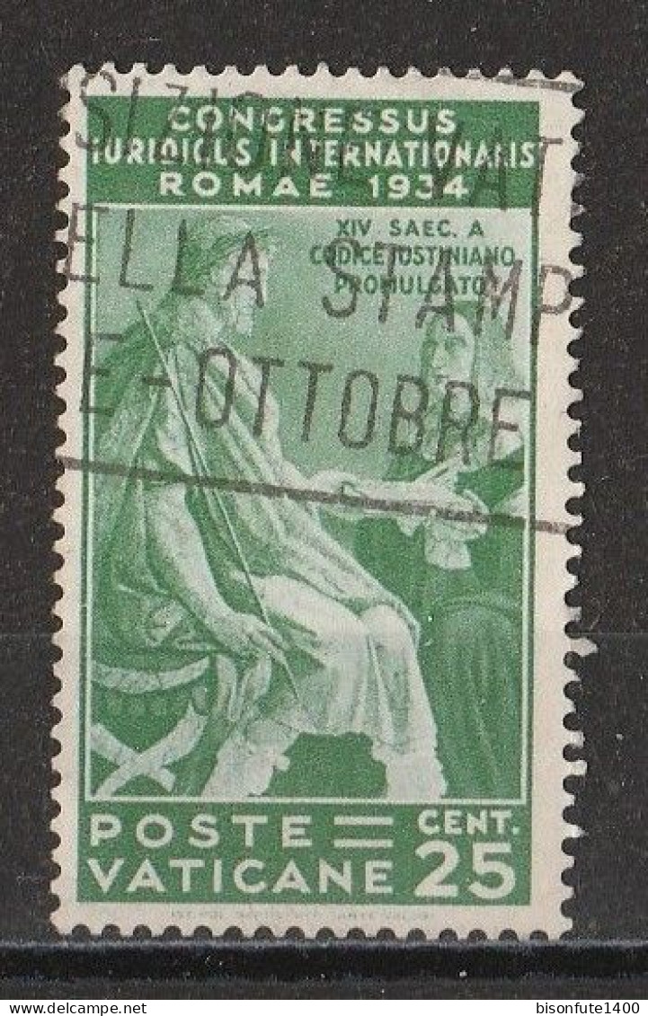 Vatican 1935 : Timbres Yvert & Tellier N° 68 Oblitéré. - Gebraucht