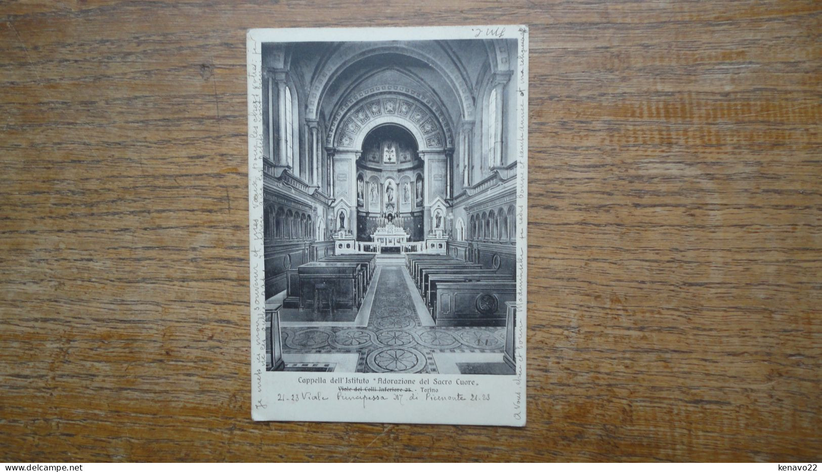 Italie , Torino , Cappella Dell'istituta " Adorazione Del Sacro Cuore  "" Beaux Timbres "" - Churches