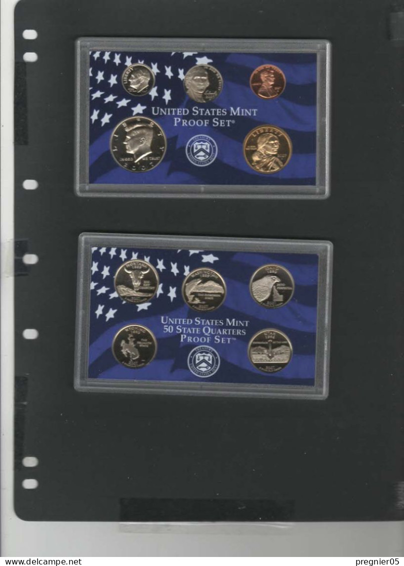 USA - 3 Coffrets Pièces Proof Set Série 2007 - Proof Sets