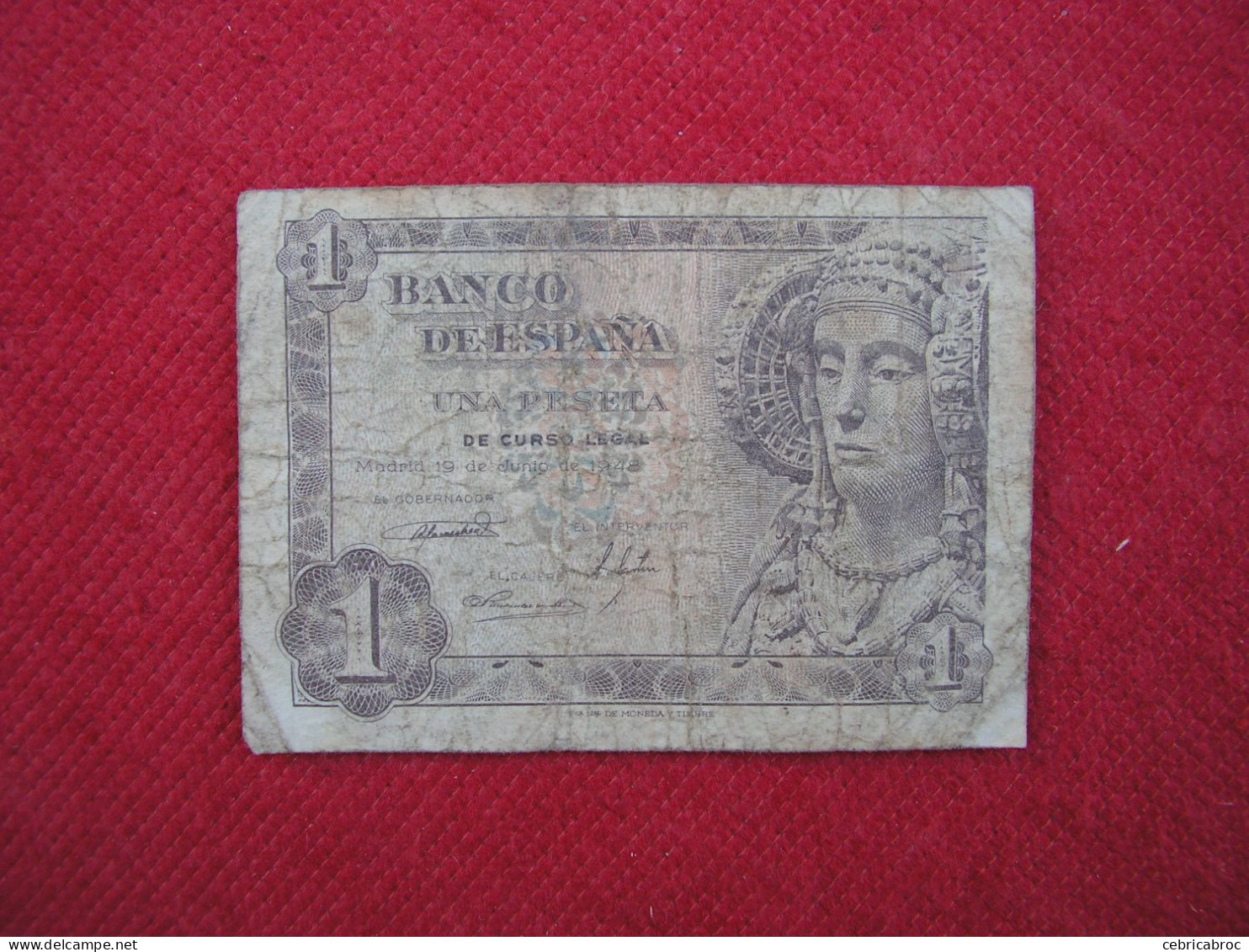 LDB - BILLET DE BANQUE - ESPAGNE - BANCO DE ESPANA - 1 Peseta - 1948 - 1-2 Peseten