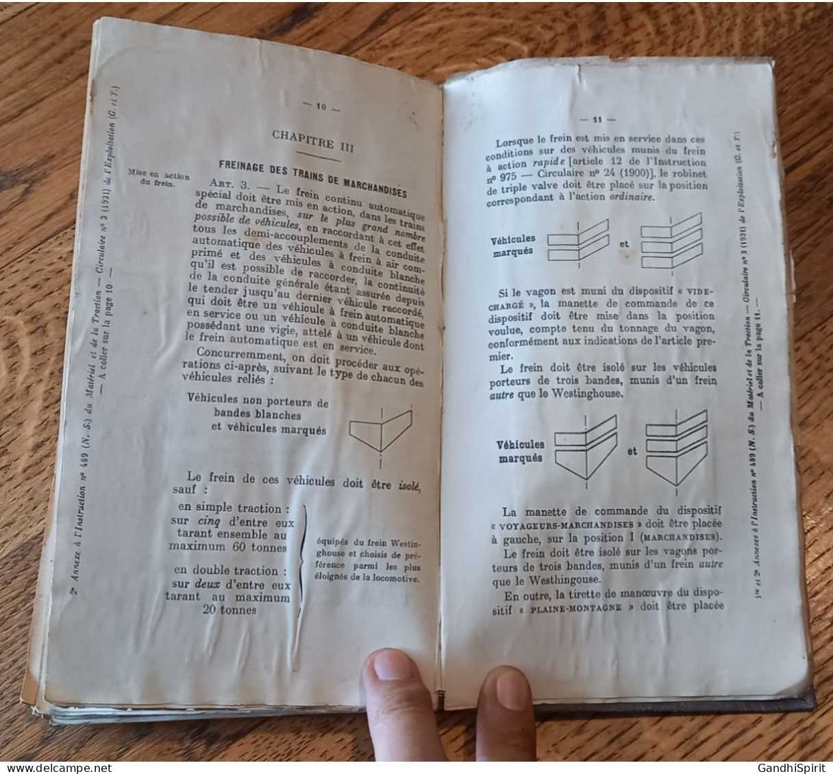 Chemins de Fer PLM - Recueil de Documents à l'Usage des Mécaniciens et Chauffeurs - Tirage de 1920