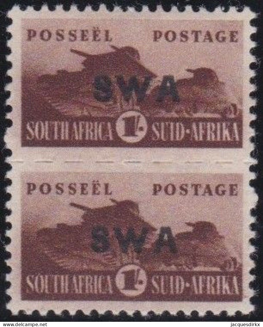South-West Africa    .    SG    .    130  Paire      .    *    .    Mint-hinged - South West Africa (1923-1990)