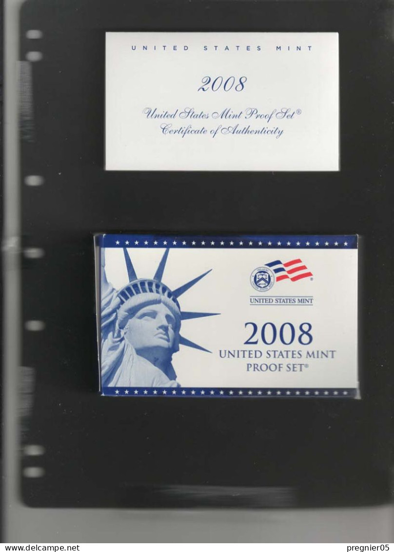 USA - 3 Coffrets Pièces Proof Set Série 2008 - Proof Sets