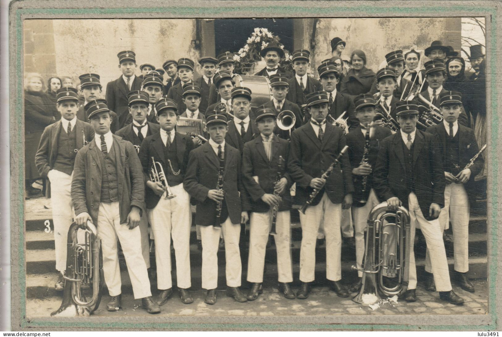 CPA - SARRE-UNION (67) - Carte-Photo - La Société Philarmonique Le 14 Juillet Dans Les Années 30 - Sarre-Union