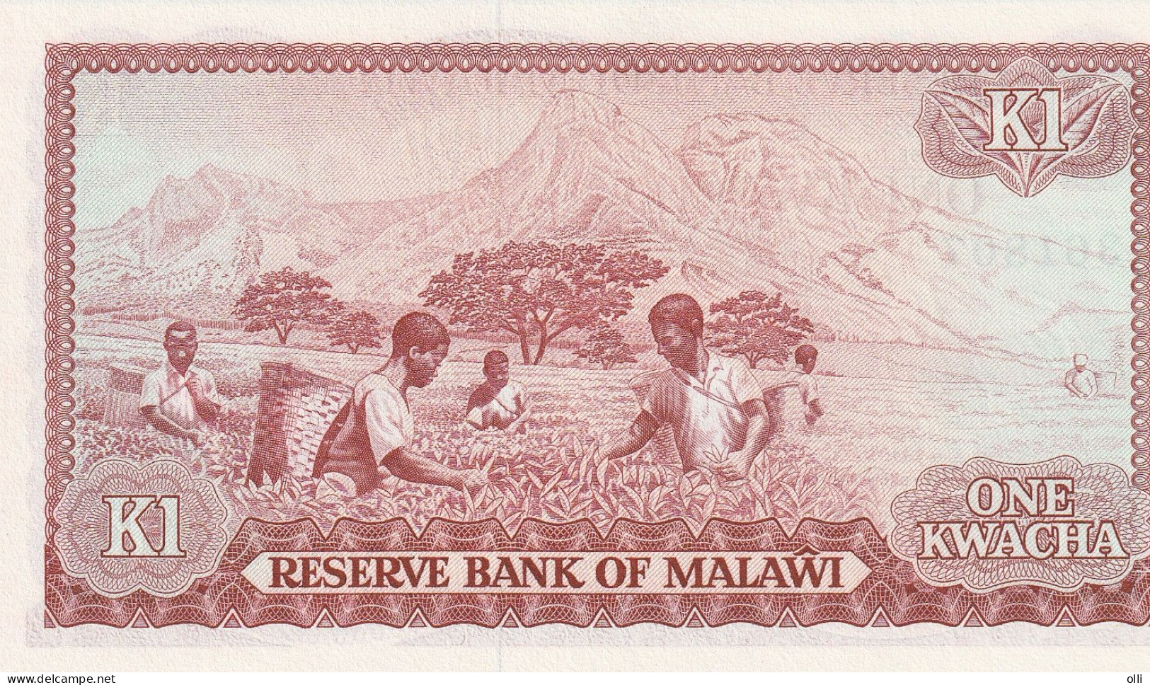 Malawi 1 Kwacha 1978 P-14b Unc - Malawi