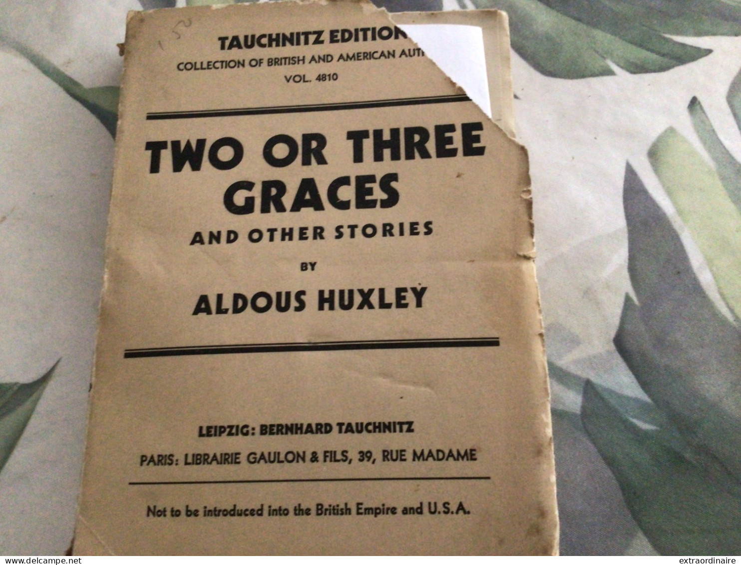 Aldous Huxley Two Or Three Graces And Other Stories - 1900-1949