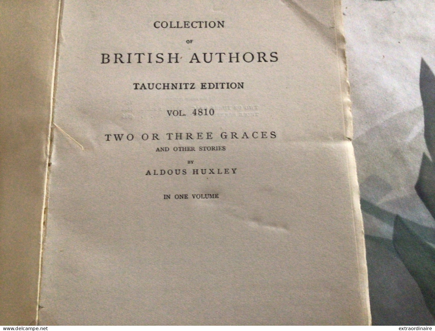 Aldous Huxley Two Or Three Graces And Other Stories - 1900-1949