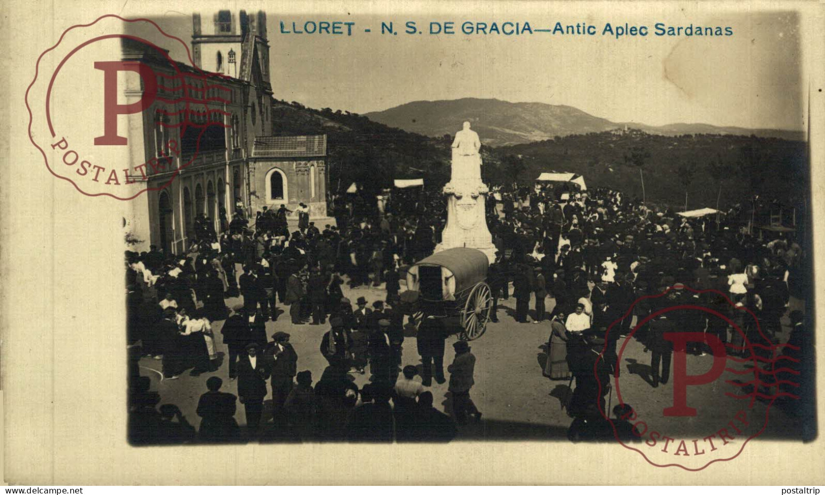 GERONA. GIRONA. FOTOGRAFICA. LLORET. N. S. DE GRACIA. ANTIC APLEC SARDANAS. - Gerona